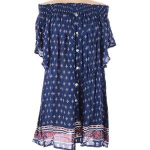 Faithfull the Brand Off Shoulder Short Dress